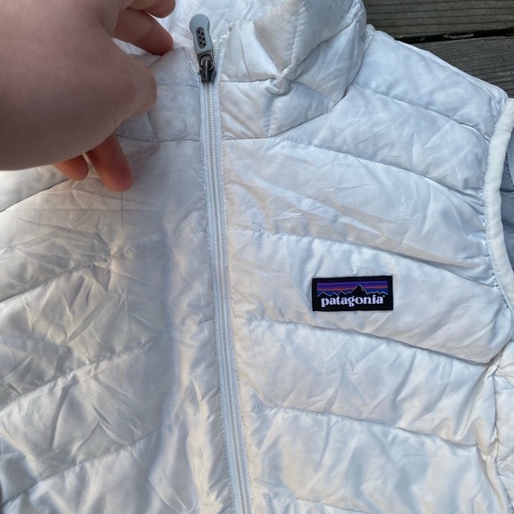 2013 Patagonia Down Sweater Jacket Vest XS White - Picture 5 of 8